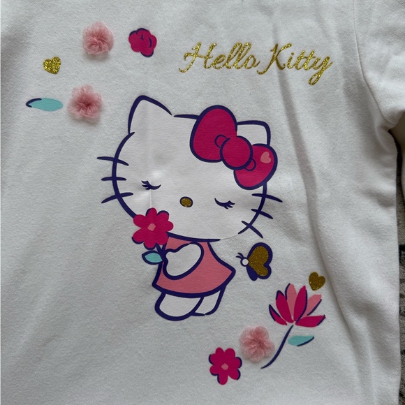 Hello Kitty Long Sleeve Dress with Pink Tulle Skirt - Picture 6 of 7